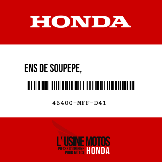 image de 46400-MFF-D41 ENS DE SOUPEPE,              PROPORTIONNEMENT COMMANDE