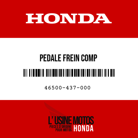 image de 46500-437-000 PEDALE FREIN COMP