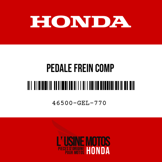 image de 46500-GEL-770 PEDALE FREIN COMP