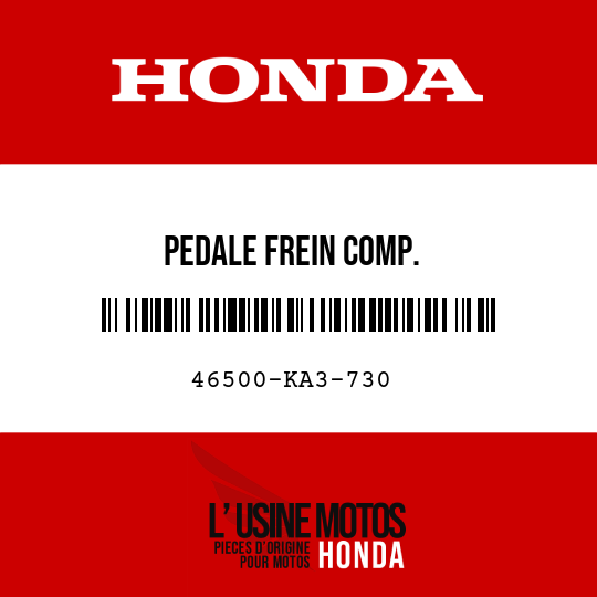 image de 46500-KA3-730 PEDALE FREIN COMP.