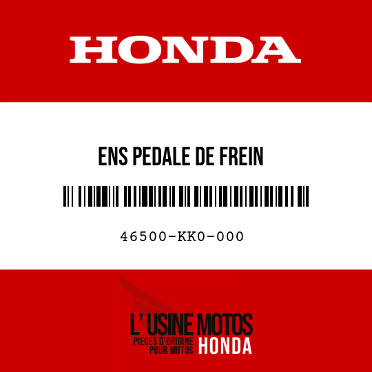 image de 46500-KK0-000 ENS PEDALE DE FREIN