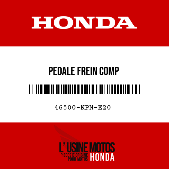 image de 46500-KPN-E20 PEDALE FREIN COMP