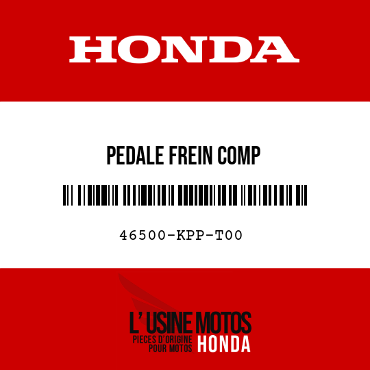 image de 46500-KPP-T00 PEDALE FREIN COMP