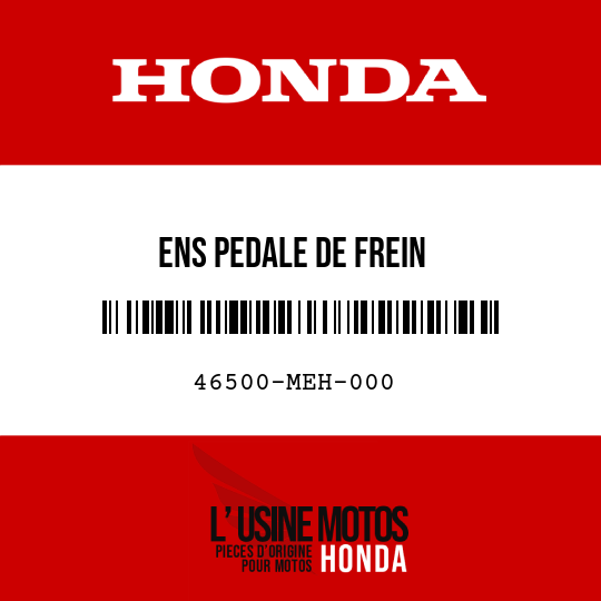 image de 46500-MEH-000 ENS PEDALE DE FREIN