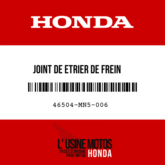 image de 46504-MN5-006 JOINT DE ETRIER DE FREIN