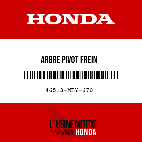 image de 46513-MEY-670 ARBRE PIVOT FREIN