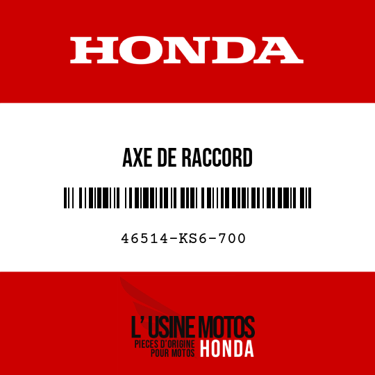 image de 46514-KS6-700 AXE DE RACCORD