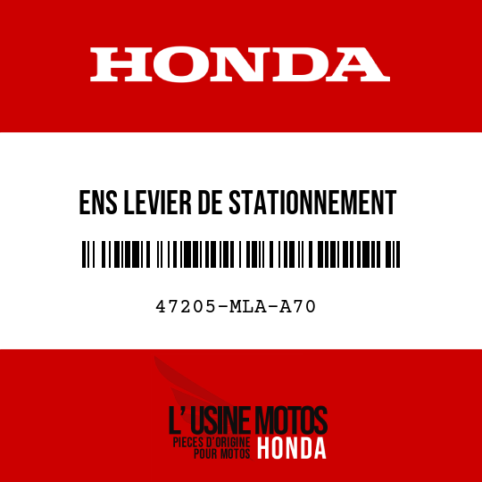 image de 47205-MLA-A70 ENS LEVIER DE STATIONNEMENT