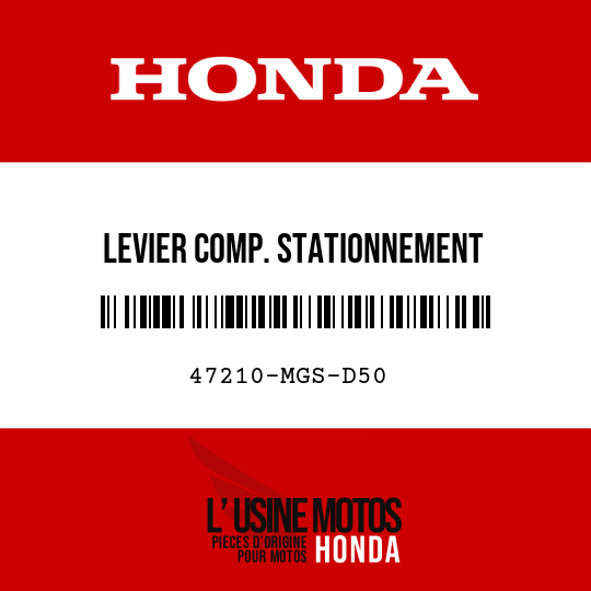 image de 47210-MGS-D50 LEVIER COMP. STATIONNEMENT