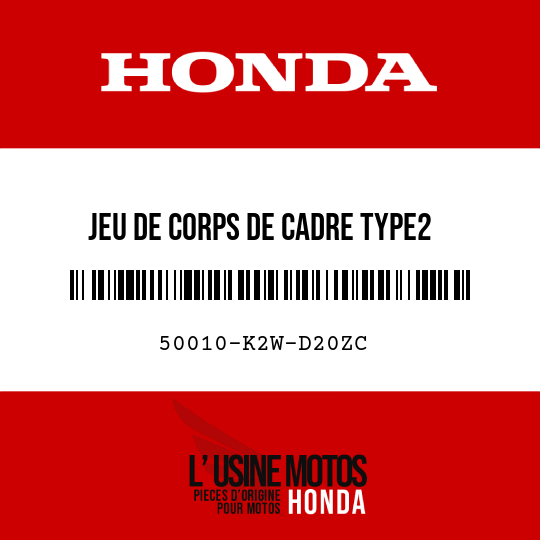 image de 50010-K2W-D20ZC JEU DE CORPS DE CADRE TYPE2