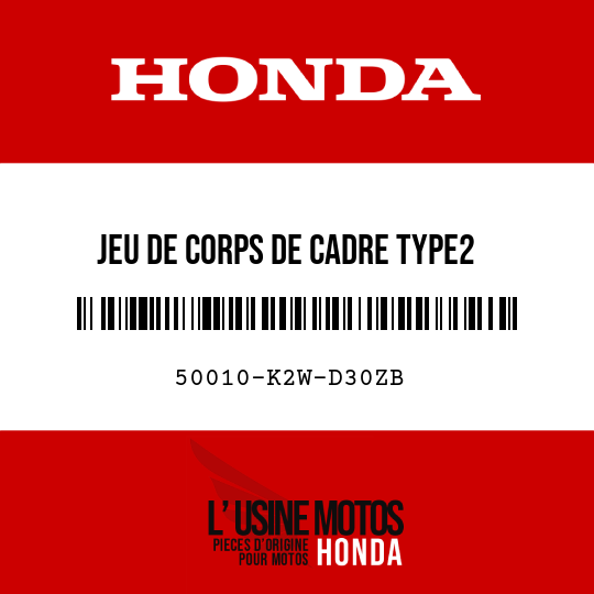 image de 50010-K2W-D30ZB JEU DE CORPS DE CADRE TYPE2