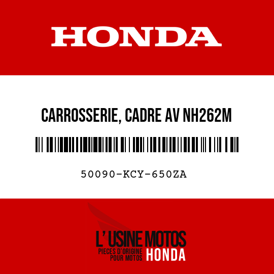 image de 50090-KCY-650ZA CARROSSERIE, CADRE AV NH262M 