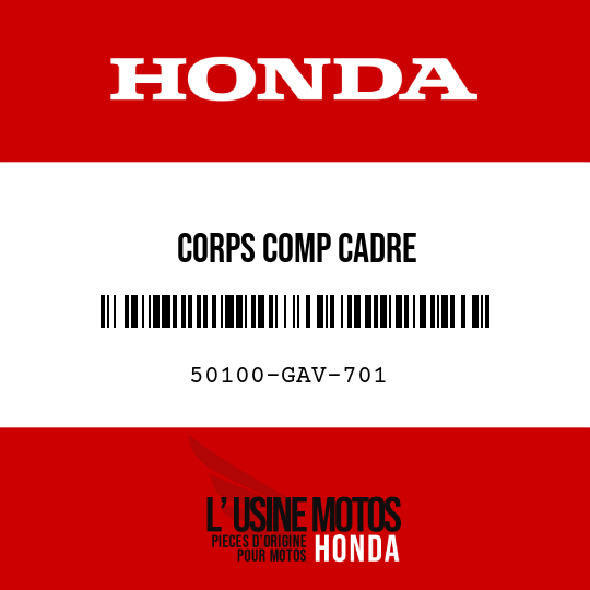 image de 50100-GAV-701 CORPS COMP CADRE