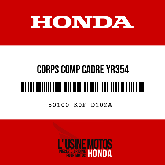 image de 50100-K0F-D10ZA CORPS COMP CADRE YR354