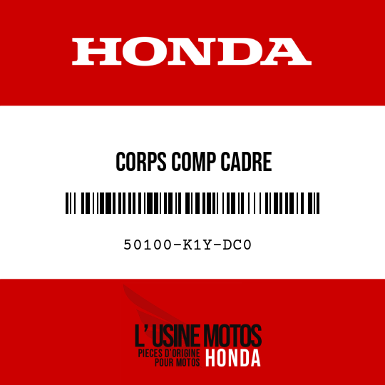 image de 50100-K1Y-DC0 CORPS COMP CADRE