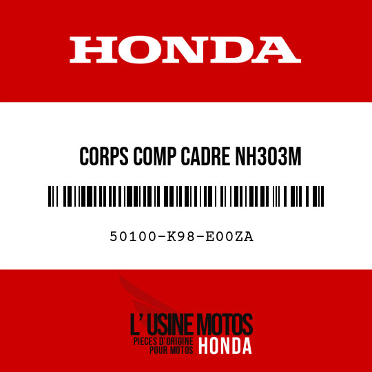 image de 50100-K98-E00ZA CORPS COMP CADRE NH303M