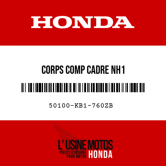 image de 50100-KB1-760ZB CORPS COMP CADRE NH1 