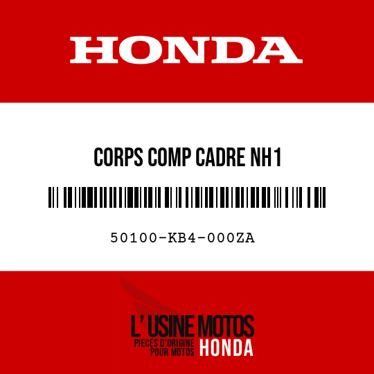 image de 50100-KB4-000ZA CORPS COMP CADRE NH1 
