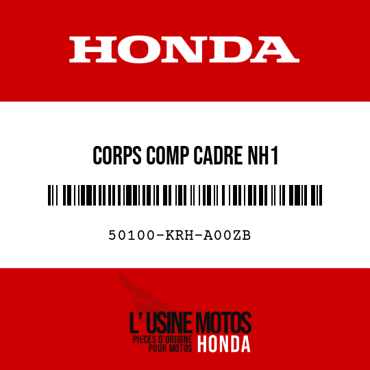 image de 50100-KRH-A00ZB CORPS COMP CADRE NH1
