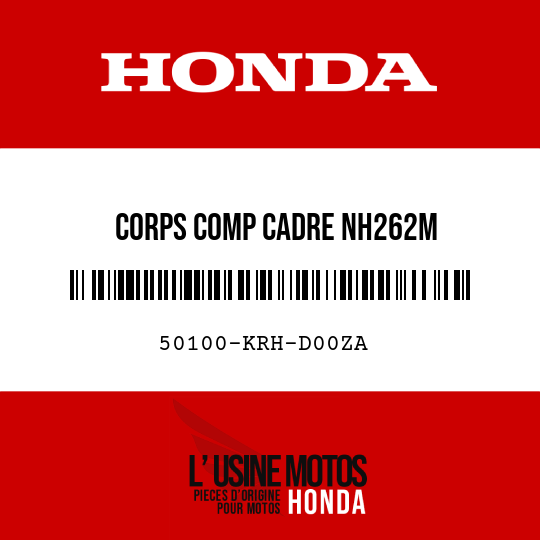 image de 50100-KRH-D00ZA CORPS COMP CADRE NH262M 