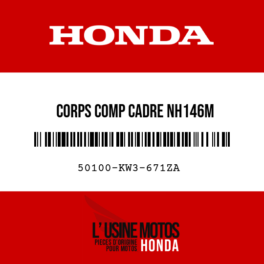 image de 50100-KW3-671ZA CORPS COMP CADRE NH146M 