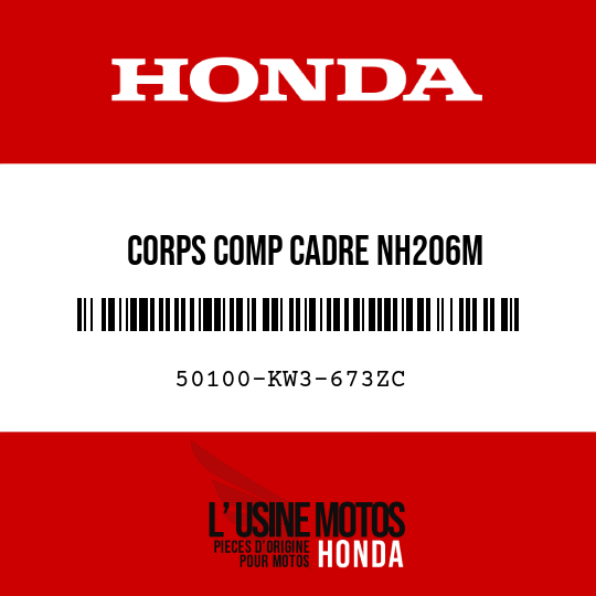 image de 50100-KW3-673ZC CORPS COMP CADRE NH206M 