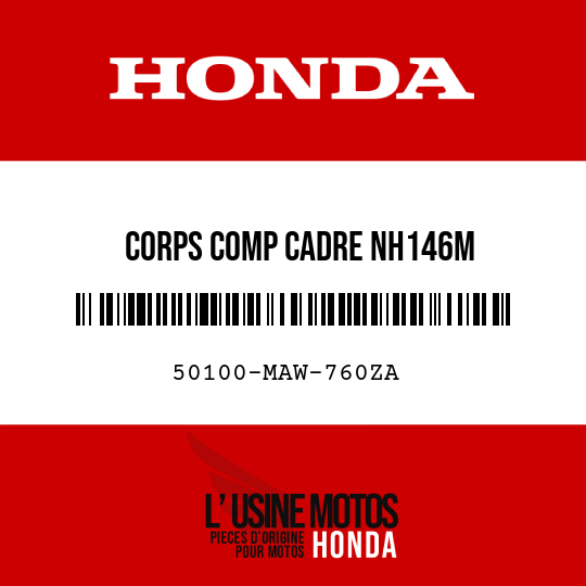 image de 50100-MAW-760ZA CORPS COMP CADRE NH146M 