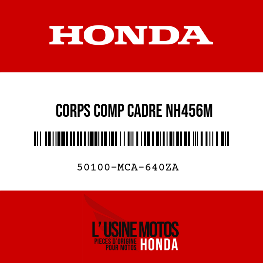 image de 50100-MCA-640ZA CORPS COMP CADRE NH456M 