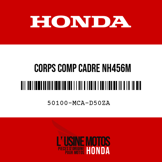 image de 50100-MCA-D50ZA CORPS COMP CADRE NH456M 