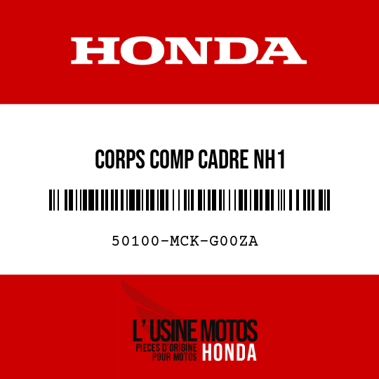 image de 50100-MCK-G00ZA CORPS COMP CADRE NH1 