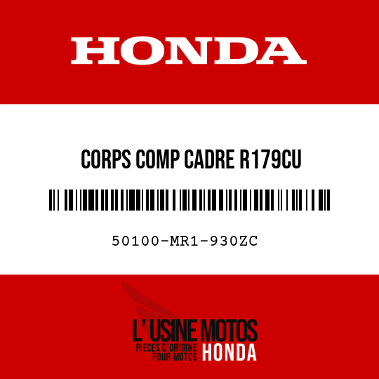 image de 50100-MR1-930ZC CORPS COMP CADRE R179CU 