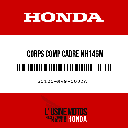 image de 50100-MV9-000ZA CORPS COMP CADRE NH146M