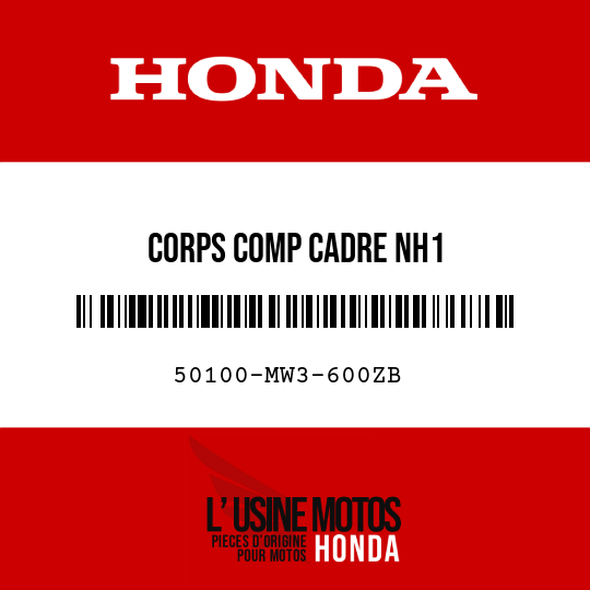 image de 50100-MW3-600ZB CORPS COMP CADRE NH1 
