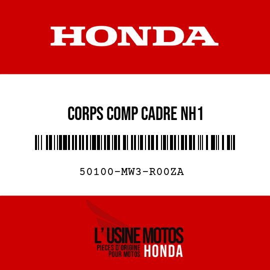 image de 50100-MW3-R00ZA CORPS COMP CADRE NH1 