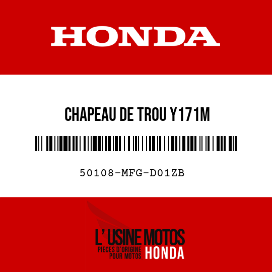 image de 50108-MFG-D01ZB CHAPEAU DE TROU Y171M