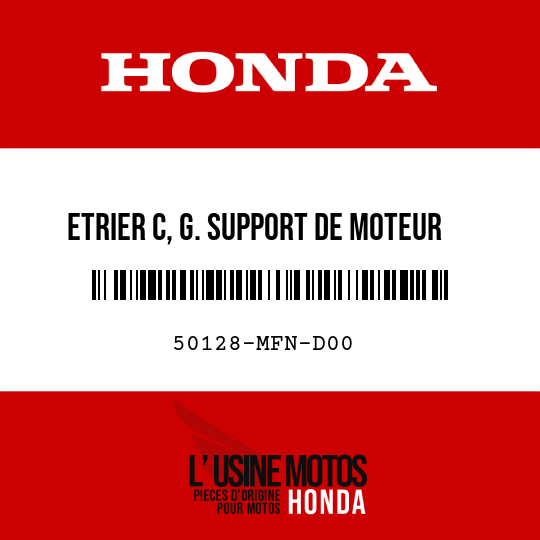 image de 50128-MFN-D00 ETRIER C, G. SUPPORT DE MOTEUR