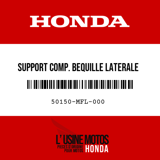 image de 50150-MFL-000 SUPPORT COMP. BEQUILLE LATERALE