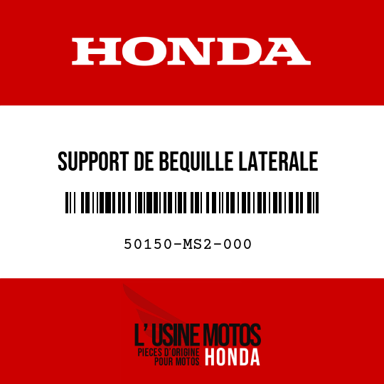 image de 50150-MS2-000 SUPPORT DE BEQUILLE LATERALE