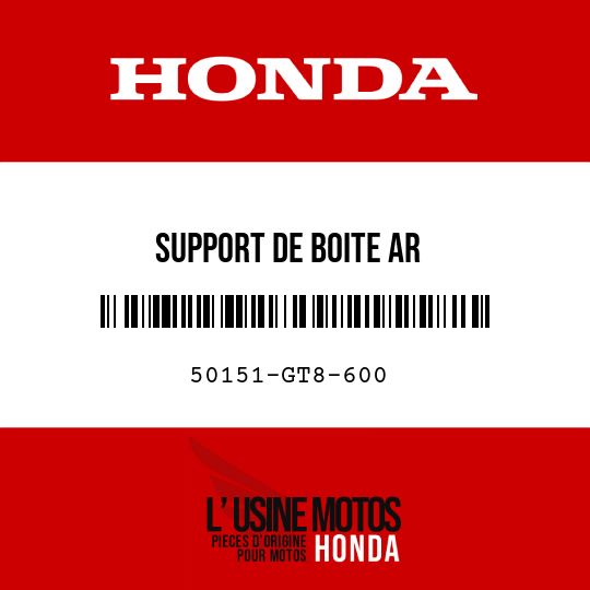 image de 50151-GT8-600 SUPPORT DE BOITE AR