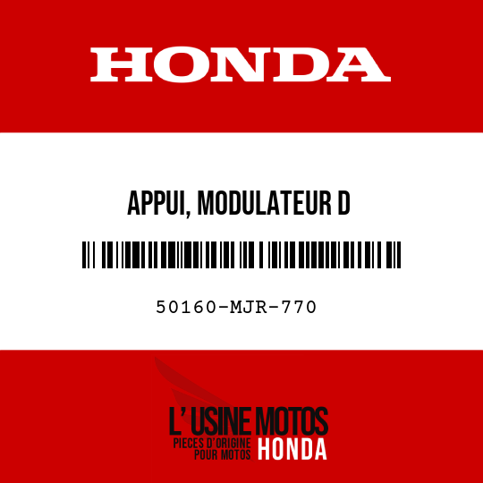 image de 50160-MJR-770 APPUI, MODULATEUR D