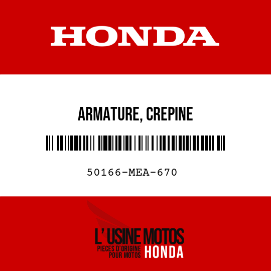 image de 50166-MEA-670 ARMATURE, CREPINE