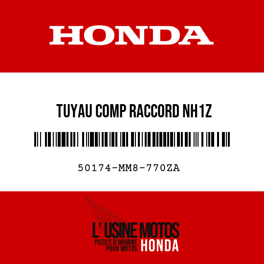 image de 50174-MM8-770ZA TUYAU COMP RACCORD NH1Z 
