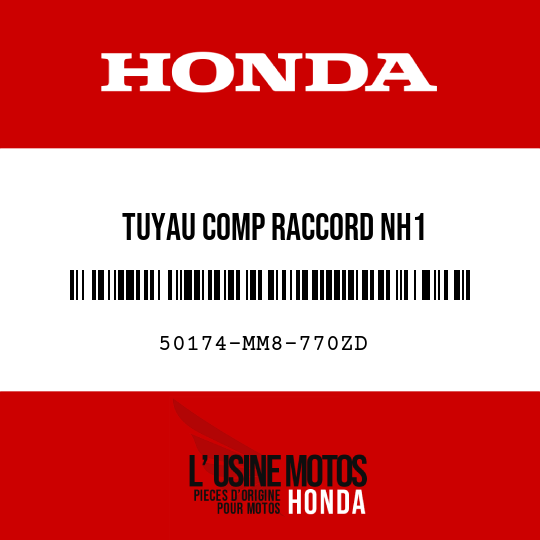 image de 50174-MM8-770ZD TUYAU COMP RACCORD NH1 