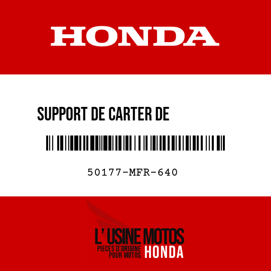image de 50177-MFR-640 SUPPORT DE CARTER DE          THERMOSTAT
