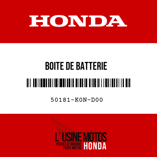 image de 50181-K0N-D00 BOITE DE BATTERIE