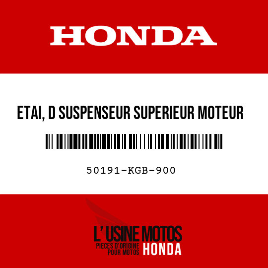 image de 50191-KGB-900 ETAI, D SUSPENSEUR SUPERIEUR MOTEUR