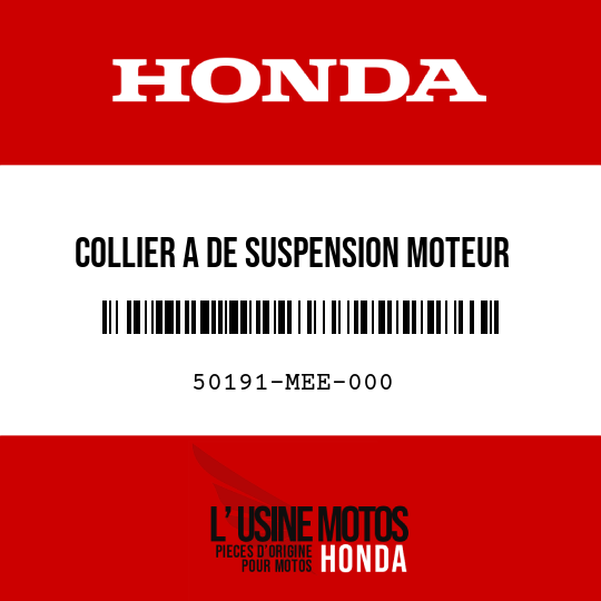 image de 50191-MEE-000 COLLIER A DE SUSPENSION MOTEUR