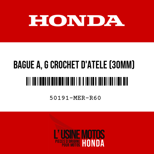 image de 50191-MER-R60 BAGUE A, G CROCHET D'ATELE (30MM)