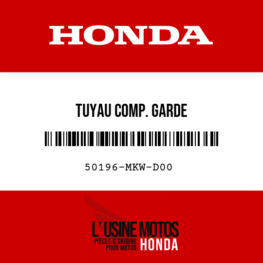 image de 50196-MKW-D00 TUYAU COMP. GARDE