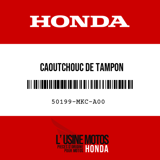 image de 50199-MKC-A00 CAOUTCHOUC DE TAMPON